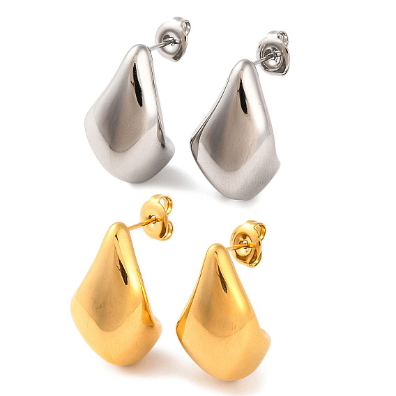 304 из нержавеющей стали серьги, слеза