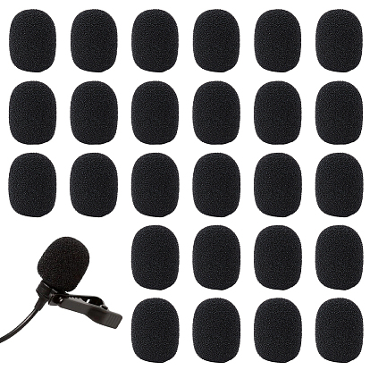 50Pcs Sponge Microphone Sleeve, Anti-Splash Dustproof Microphone Cover, for KTV, Conference Room, On Stage Performance