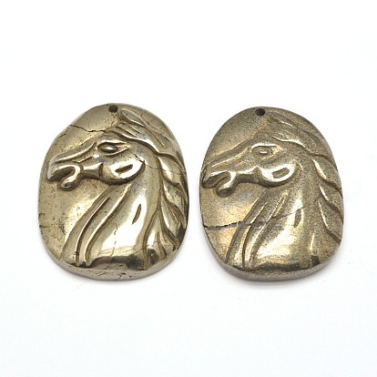 Лошадь естественно пирит подвески