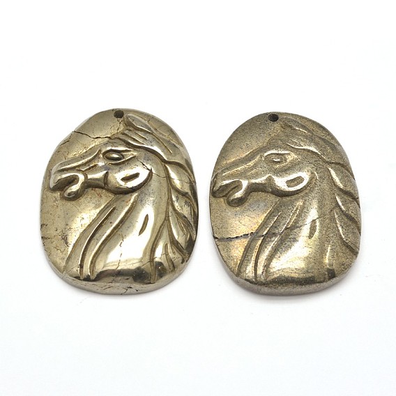 Лошадь естественно пирит подвески