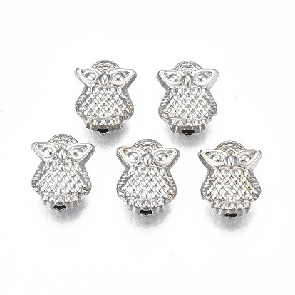 Ccb Kunststoff-Perlen, für diy Schmuck machen, Eule