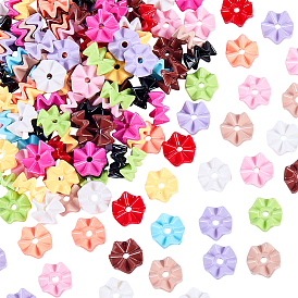 200шт. непрозрачные акриловые бусины, окрашенные аэрозольной краской, волны края