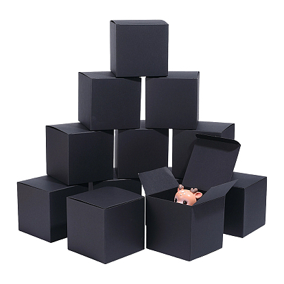 Faltbare Schmuckverpackungsboxen aus Papier, Viereck