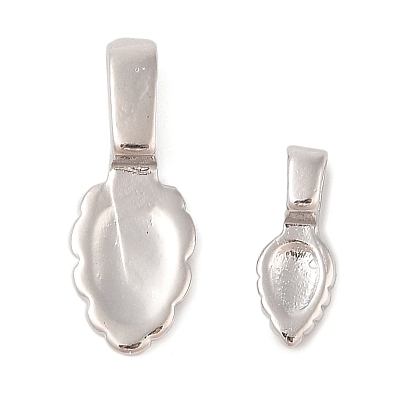 Стойки покрытие латунь прижимные поручительств, приклеиваемые плоские держатели для изготовления подвесок, без кадмия и без свинца