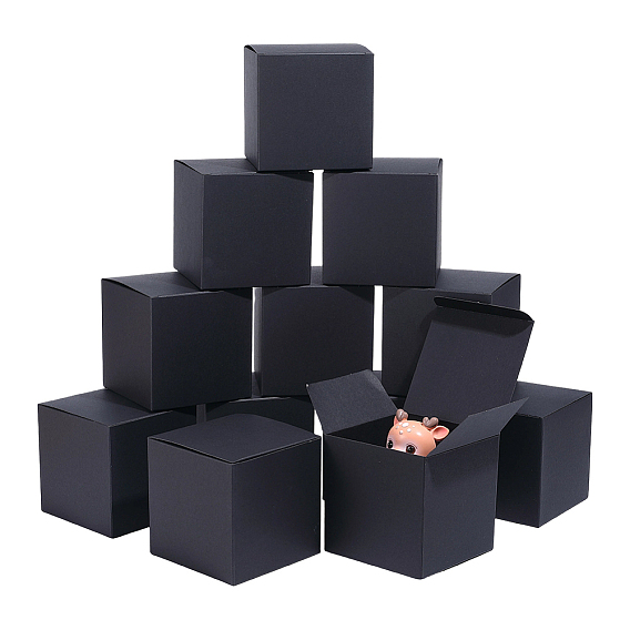 Cajas plegables de papel para empaquetar joyas, plaza