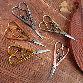 Tijeras de acero inoxidable, tijeras de bordar, tijeras de coser, con mango de aleación de zinc