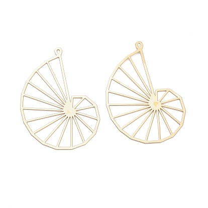 Латунные подвески, форма раковины, без кадмия, без никеля и без свинца