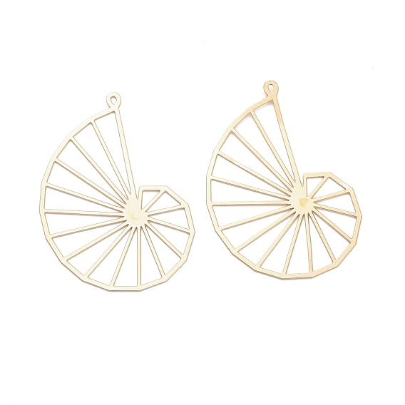 Латунные подвески, форма раковины, без кадмия, без никеля и без свинца