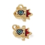 Латунь эмаль прелести, стойки покрытие, без свинца и без кадмия, долговечный, с целью перехода в кольце, ракетный шарм, реальный 18 k позолоченный