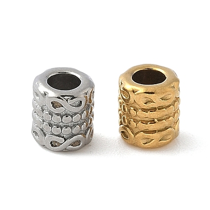 304 из нержавеющей стали бусы, ионное покрытие (ip), колонка