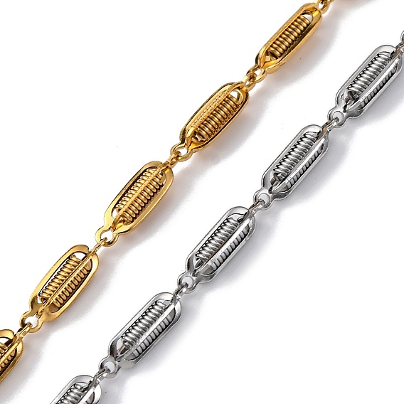 304 цепи из нержавеющей стали с петлями индейки, ионное покрытие (ip), несварные, с катушкой