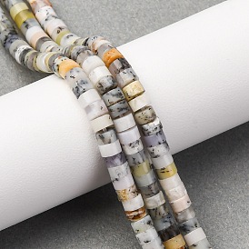 Природные желтые опал бусины пряди, диск, Heishi бусы