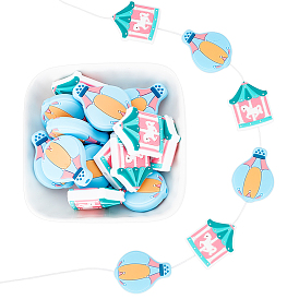 16шт 2 стиль карусель/воздушный шар пищевые силиконовые бусины