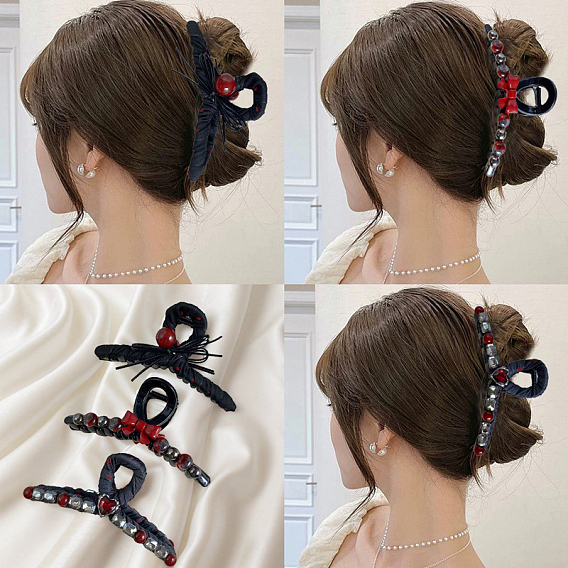 Заколки для волос с когтями из смолы, аксессуары для волос для женщин и девочек