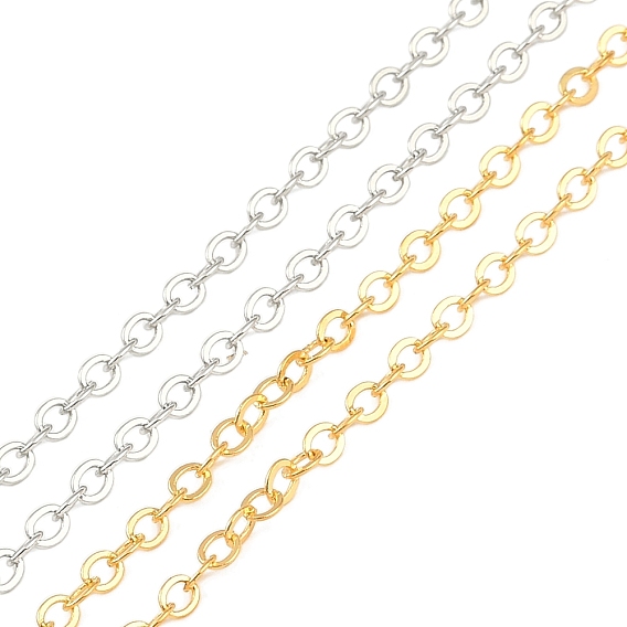 Железная тросовая цепь с покрытием стойки, овальные