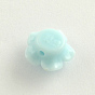 Opaque Acrylic Beads, Flower, 13x8mm, Hole: 2mm, about 1130pcs/500g