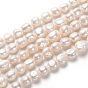 Natural Cultured Freshwater Pearl Beads Strands, Potato
