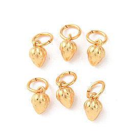 Латунные подвески, клубника прелести, стойки покрытие, долговечный, без кадмия и без свинца, с целью перехода в кольце