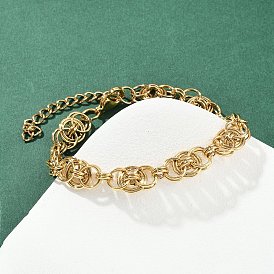 304 браслеты-цепочки из нержавеющей стали для женщин, вакуумное покрытие pvd