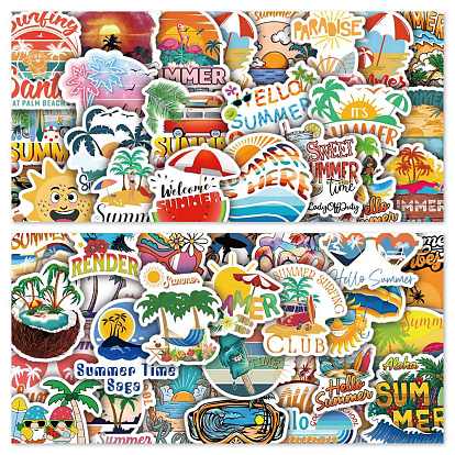 Waterproof PVC Adhesive Stickers, for Suitcase, Skateboard, Refrigerator, Helmet, Mobile Phone Shell