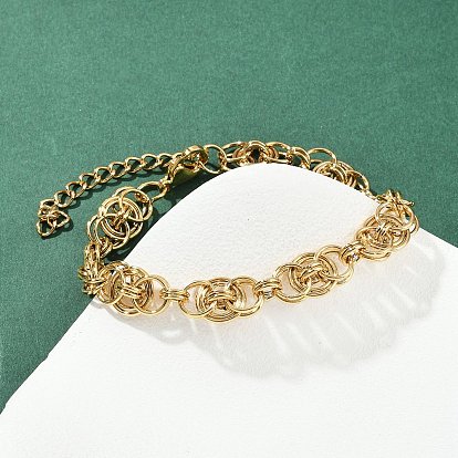 304 браслеты-цепочки из нержавеющей стали для женщин, вакуумное покрытие pvd