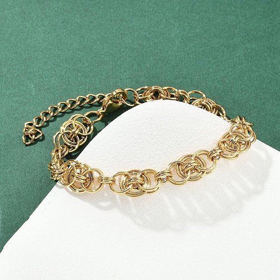 304 браслеты-цепочки из нержавеющей стали для женщин, вакуумное покрытие pvd