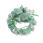 Natural Green Aventurine Beads Strands, Rough Raw Stone, Nuggets