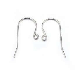 316 нержавеющей стали серьги крюков, провод уха, с горизонтальной петлей