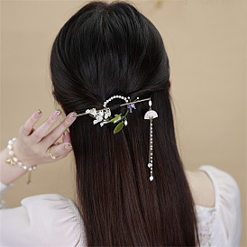 Hairpin, high-end everyday forest-style Hanfu headwear, simple and modern hairpin, half-tied hair, loose hair