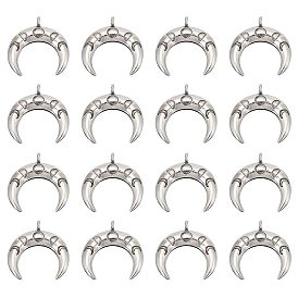 Сплавочные подвески тибетского стиля, очарование полумесяца