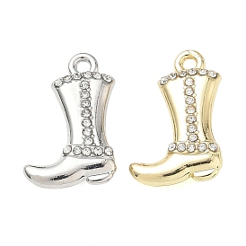 Сплава кристалла горный хрусталь подвески, обувь прелести, долговечный, без кадмия и без свинца