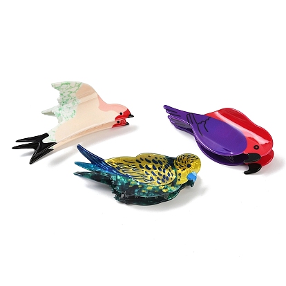 Акриловые коготь заколки, птица