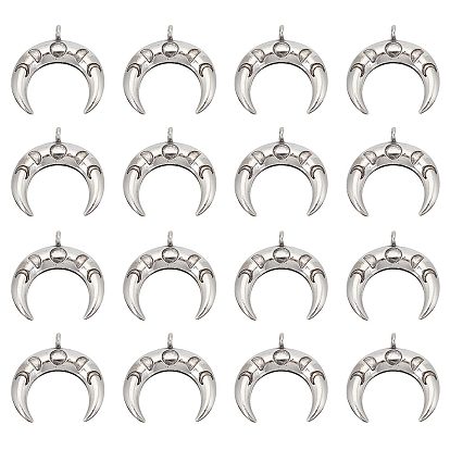 Сплавочные подвески тибетского стиля, очарование полумесяца