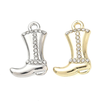 Сплава кристалла горный хрусталь подвески, обувь прелести, долговечный, без кадмия и без свинца