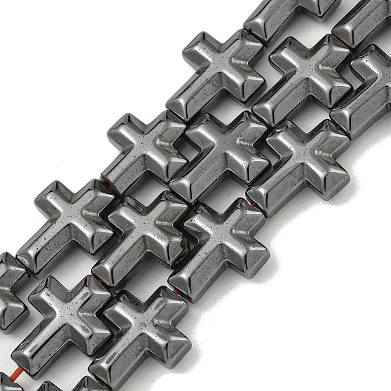 Немагнитные синтетический гематит бисер пряди, крестик