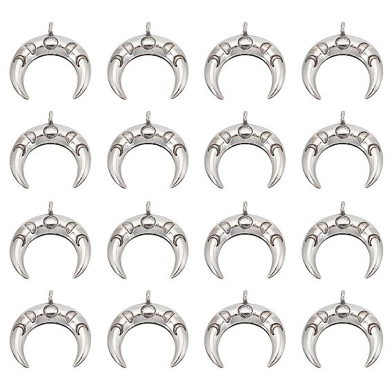 Сплавочные подвески тибетского стиля, очарование полумесяца