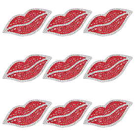 Стразы из смолы, термоклеящиеся стразы, губа