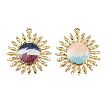 304 нержавеющей стальной эмали подвески, ионное покрытие (ip), солнечные чары, реальный 18 k позолоченный