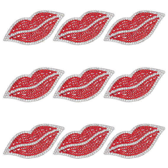 Стразы из смолы, термоклеящиеся стразы, губа