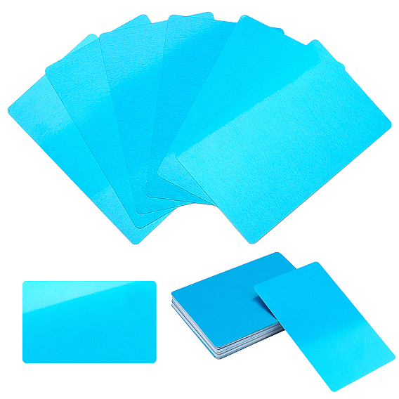 Алюминиевые бланки, для лазерной гравировки визитных карточек на заказ