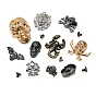 Zinc Alloy Decorative Buttons, Skull