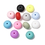 Силиконовые бусины, рондель, фокусные бусы