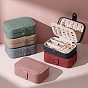 PU Leather Jewerly Storage Boxes, with Magnetic Clasp, Rectangle