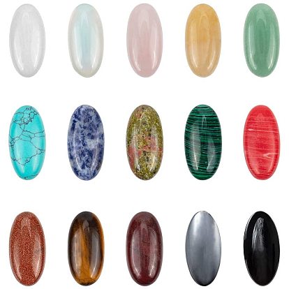 Naturales / piedras preciosas de piedras preciosas sintéticas, oval