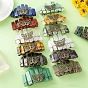 Gemstone Hair Barrettes, Butterfly