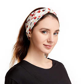 Rose Flower Headband Hairband Rose Hair Accessories Love Heart Pattern