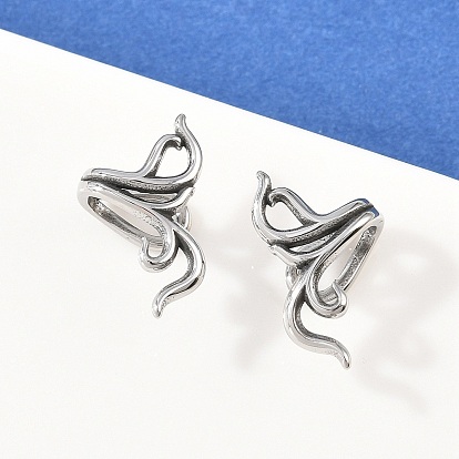 Завод 316 серьги из нержавеющей стали, не прокалывающие хрящ, клипсы на кольца в носу