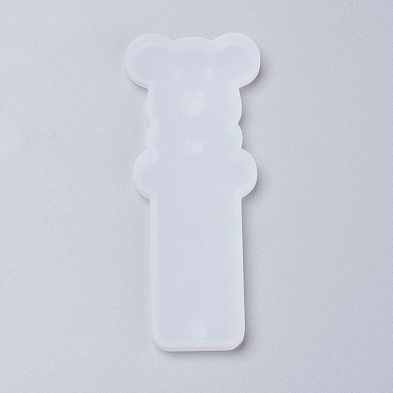 Силиконовые формы для закладок, формы для литья смолы, медведь