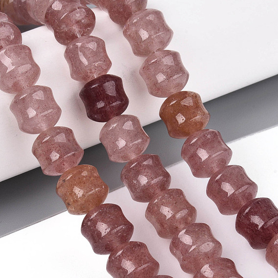 Природного кварца клубники нитей бисера, колонка