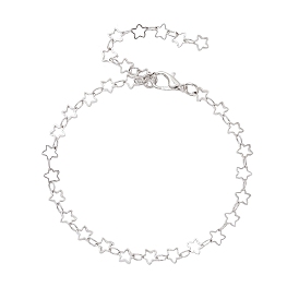 Латунные браслеты-цепочки со звездами